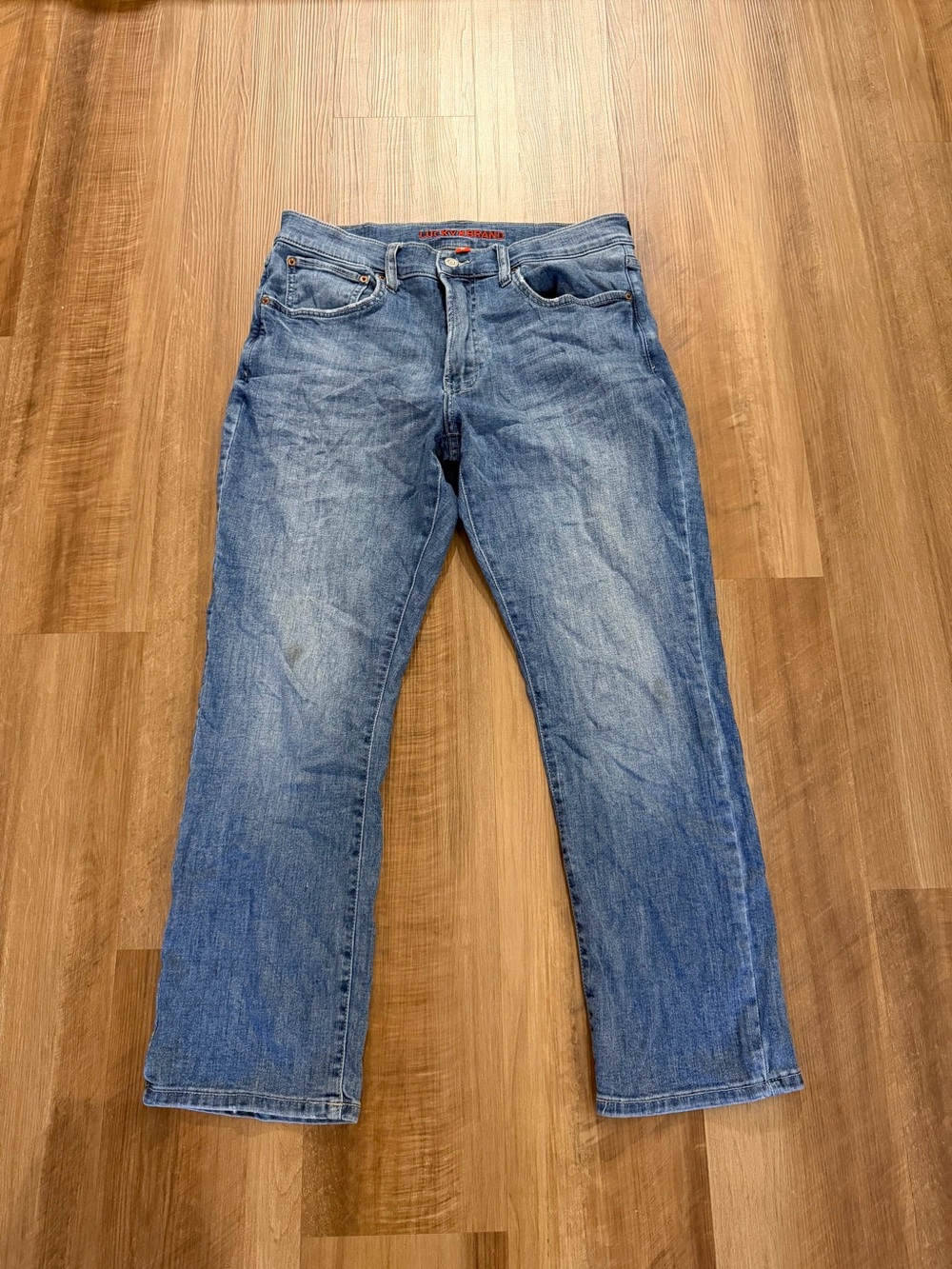 Lucky Brand Jeans 223 Straight 32x29 Blue Jeans - Picture 1 of 6
